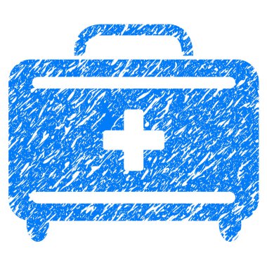 İlkyardım araç seti Grunge simgesi