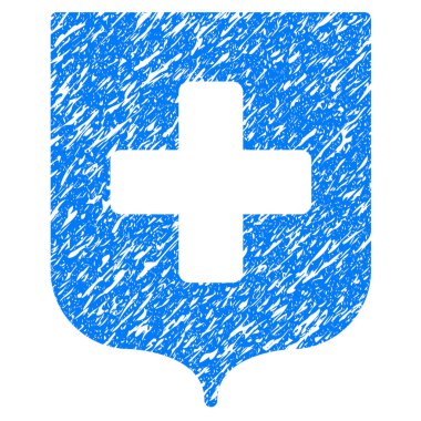 Tıbbi kalkan Grunge simgesi