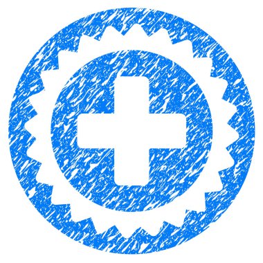 Tıbbi damga Grunge simgesi