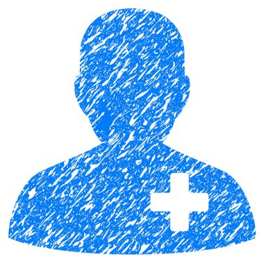 Tıbbi gönüllü Grunge simgesi