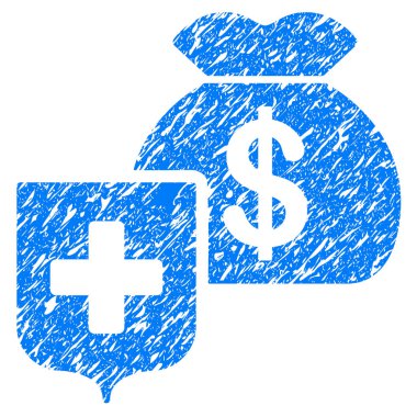 Para çantası kalkan Grunge simgesi