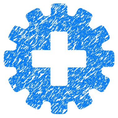 Artı dişli Grunge simgesi