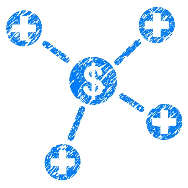 Mali tıbbi Linkler Grunge simgesi