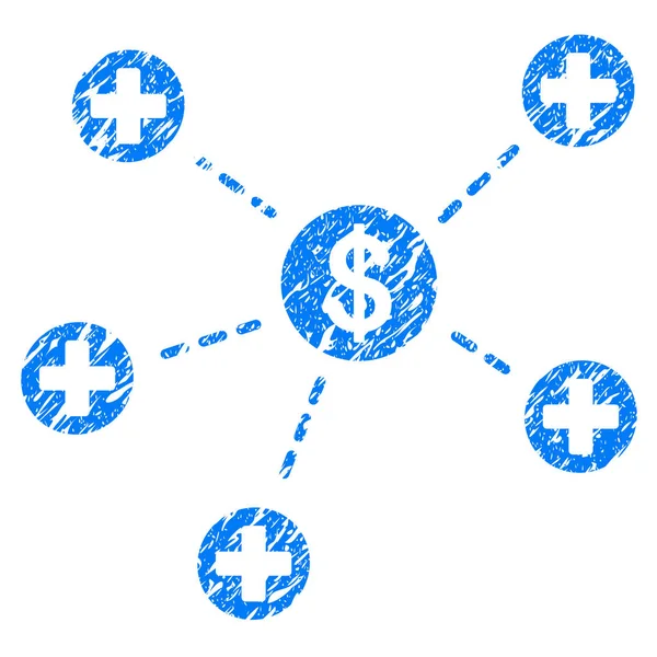 Mali tıbbi Linkler Grunge simgesi