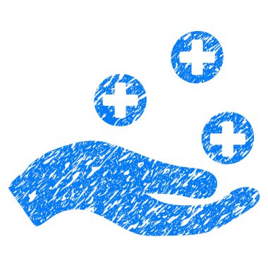 El teklif tıp Grunge simgesi