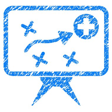 Sağlık stratejisi Grunge simgesi