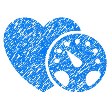 Tansiyon ölçer Grunge simgesi