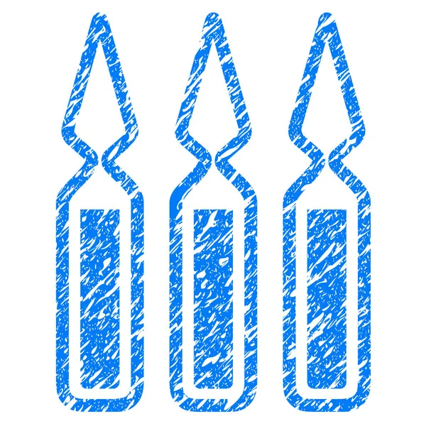 Ampoules Grunge Icône — Image vectorielle