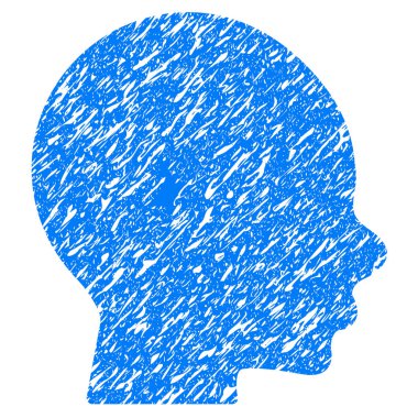 Çocuk kafa Grunge simgesi