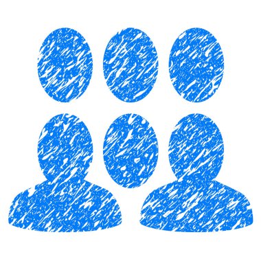 Kalabalık Grunge simgesi