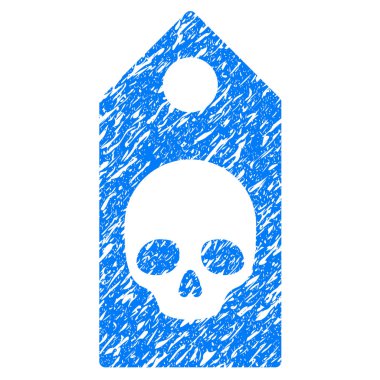 Ölüm kupon Grunge simgesi