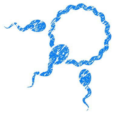 Fertilizasyon Grunge simgesi