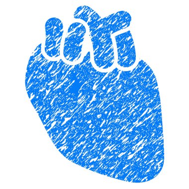 Kalp Organ Grunge simgesi