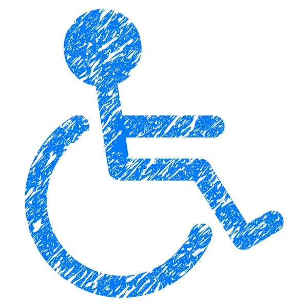 Handicapped Grunge Icon — Stock Vector