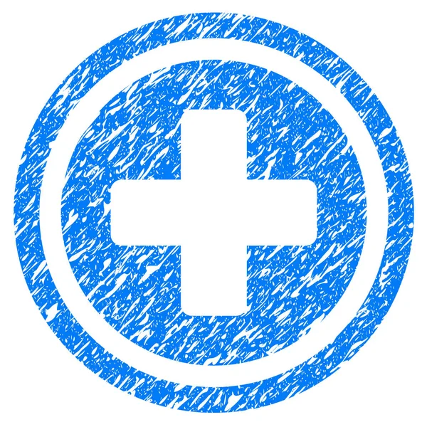 Çapraz Grunge simgesi yuvarlak