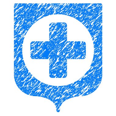 Tıbbi kalkan Grunge simgesi