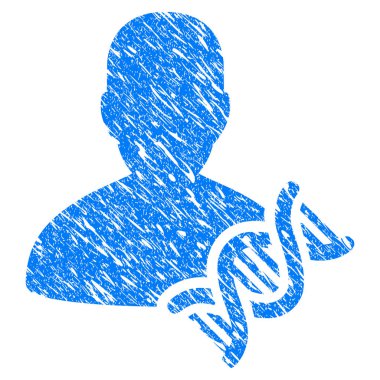 Genetikçi Dna Grunge simgesi
