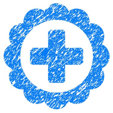 Tıbbi etiket Grunge simgesi