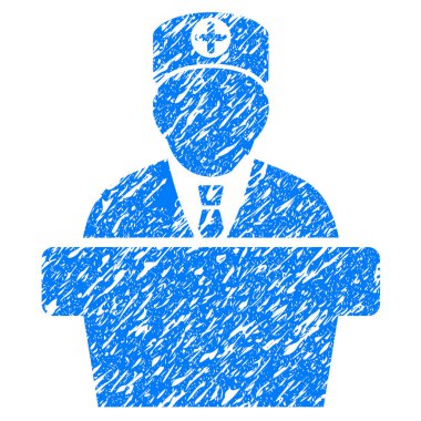 Tıbbi resmi ders Grunge simgesi