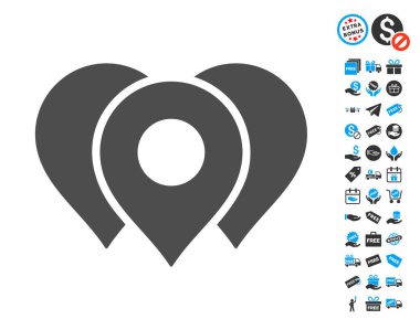 Yer işaretleri simgesi ücretsiz bonus