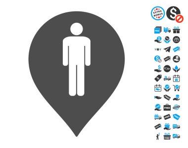 Adam tuvalet işareti simgesi ücretsiz bonus