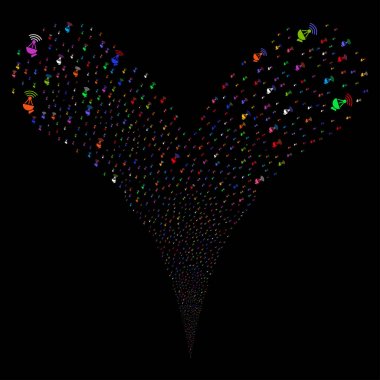 Radyo vericisi çeşme akışı