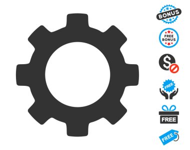 Dişli simgesini ücretsiz bonus