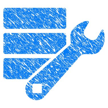 Veritabanı anahtar araçlar Grunge simgesi