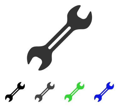 Düz İngiliz anahtarı simgesini