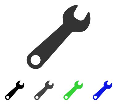 Düz İngiliz anahtarı simgesini