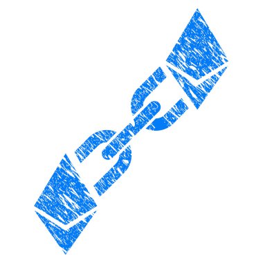 Ethereum Blockchain simgesi Grunge filigran