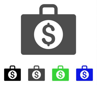 Muhasebe büyük düz simgesi