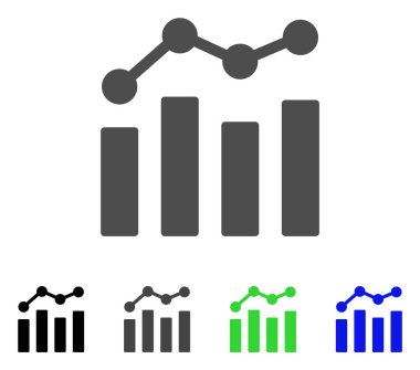 Düz simgesi çizelgeleri