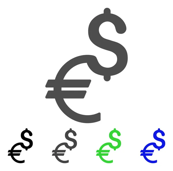 Moneda Icono plano — Vector de stock