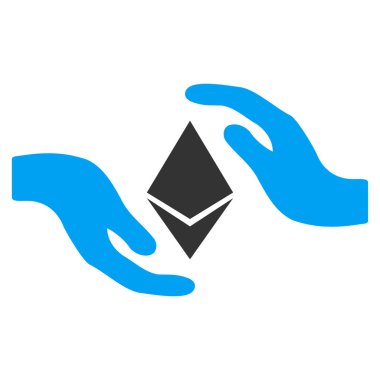 Ethereum eller simgesini düz
