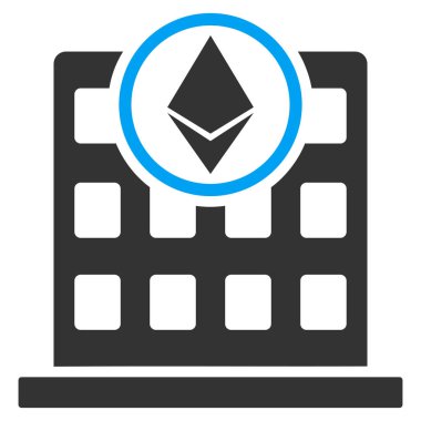 Ethereum Office düz simgesi