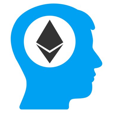 Ethereum zihin düz simgesi