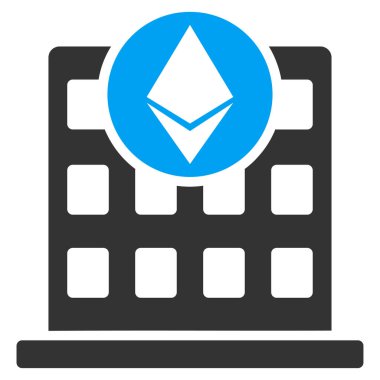 Ethereum Corporation Office düz simgesi