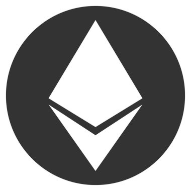 Ethereum para düz simgesi