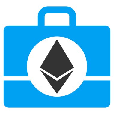 Ethereum durumda düz simgesi