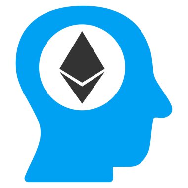 Ethereum zihin düz simgesi
