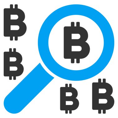 Bitcoin düz simgesini bulun