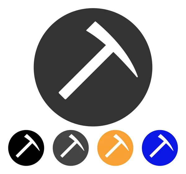 Гірничо Hammer векторної Icon — стоковий вектор