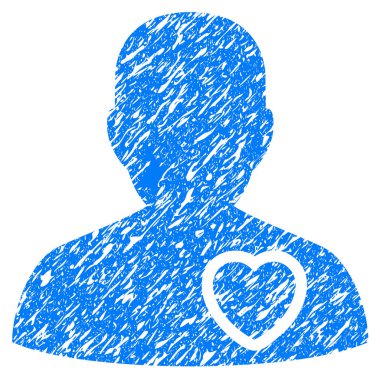 Hasta kalp Grunge simgesi