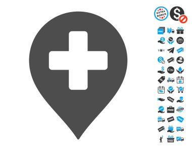 Çapraz işareti simgesi ücretsiz Bonus ile tıbbi