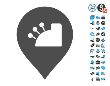 Dükkanı kayıt işaretçisi simgesiyle Ücretsiz Bonus