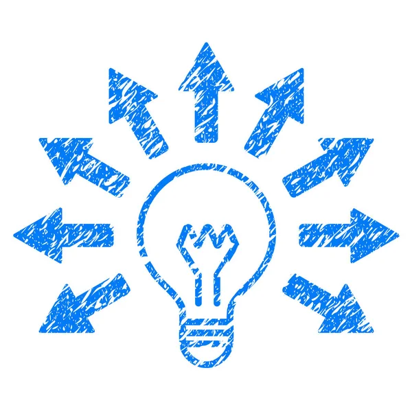 Elektrik ışık Grunge simgesi