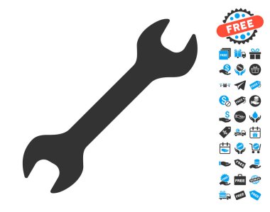 İngiliz anahtarı simgesini ücretsiz bonus