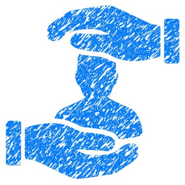 Hasta sigorta Grunge simgesi