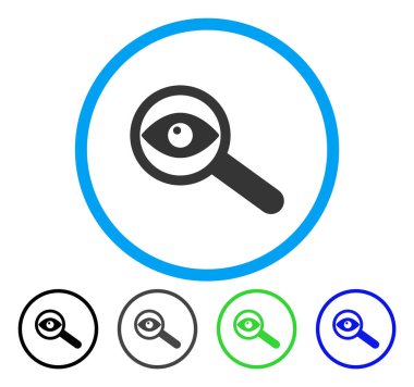 Yuvarlak vektör simge araştırmak